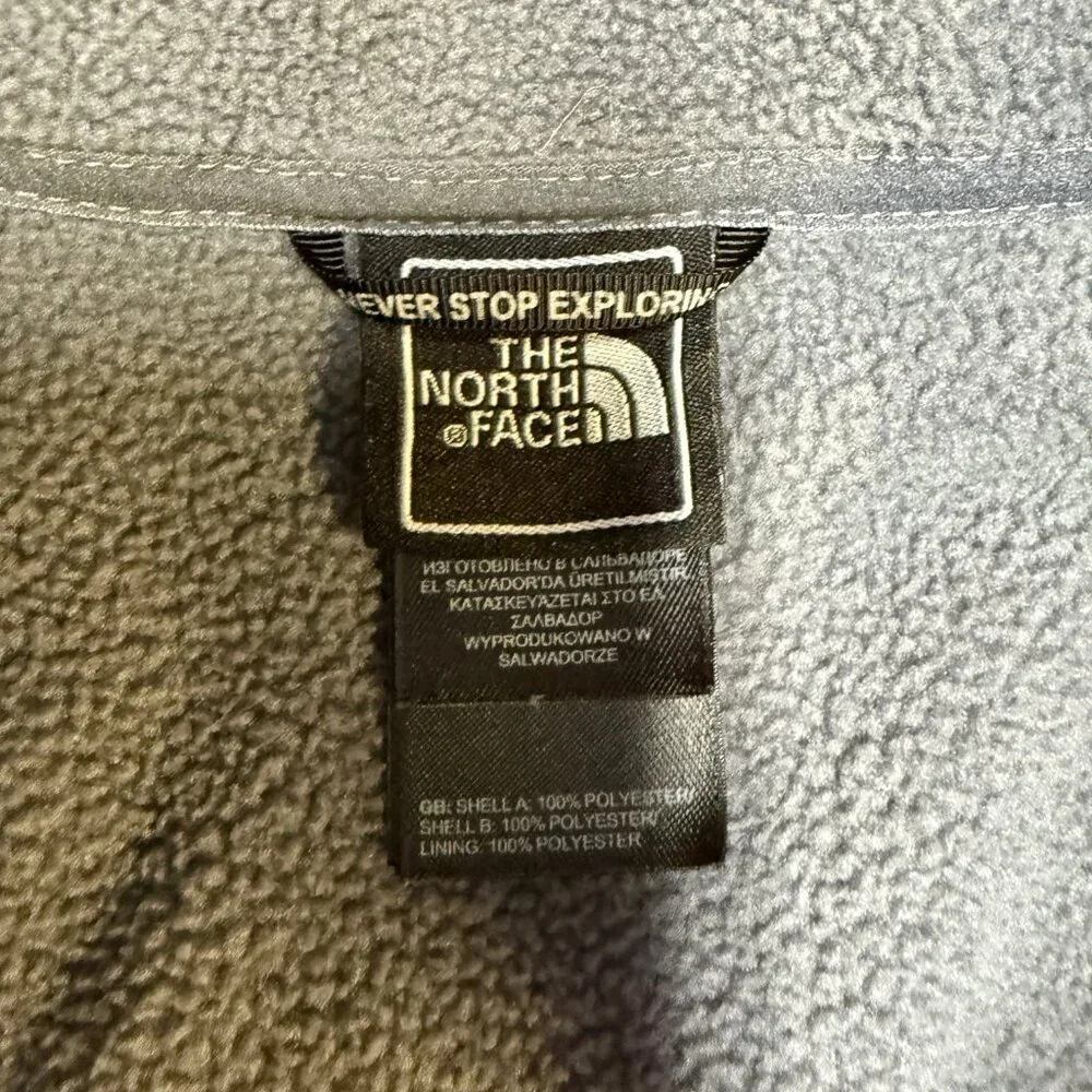 The North Face Men’s TKA‎ Glacier Full Zip Fleece XL Gray EUC